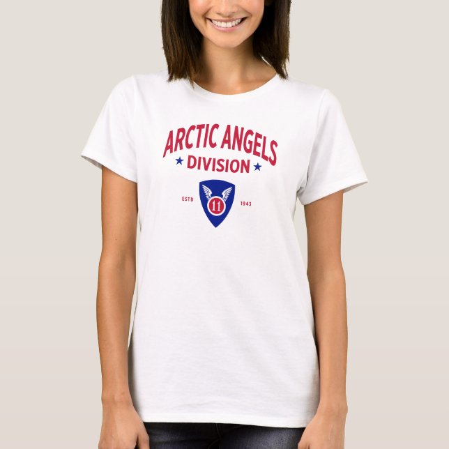 T-shirt 11e division aéroportée Arctic Angels Women (Devant)