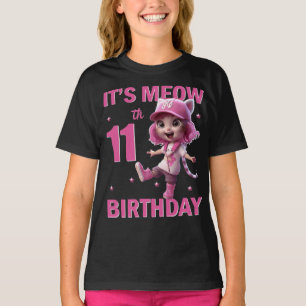 T-shirt 11e fête d'anniversaire 11 ans Awesome Anniversair