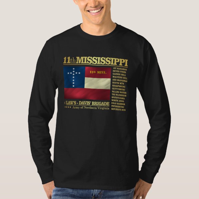 T-shirt 11e infanterie du Mississippi (BA2) (Devant)