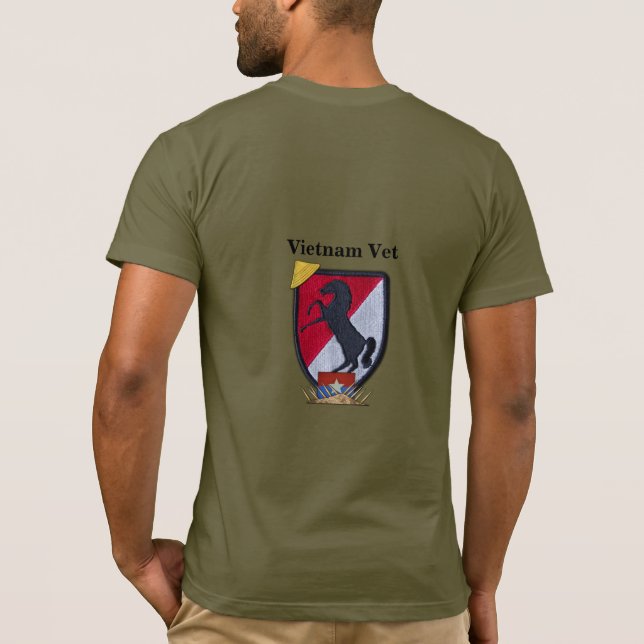 T-shirt 11e Régiment de cavalerie blindée ACR Vietnam Nam  (Dos)