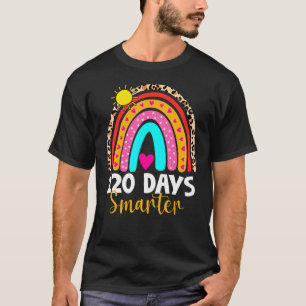 T-shirt 120 Jours Smarter Joyeux 120E Jour De L'École Arc-