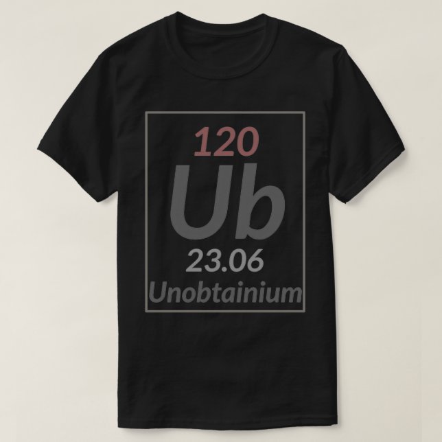T-shirt 120 Unobtainium (Design devant)