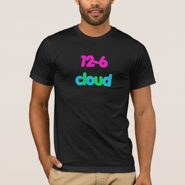 T-shirt 12-6 nuage, oui ou non ? (Devant)