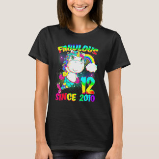 T-shirt 12 Ans 12e Anniversaire Unicorn Fabuleuse S