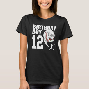 T-shirt 12 Ans Baseball Anniversaire Thème 12ème Pour