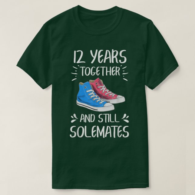 T-shirt 12 Ans Ensemble 12E Anniversaire Valentin (Design devant)
