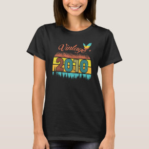 T-shirt 12 ans Garçons Filles Vintage 2010 12e anniversair