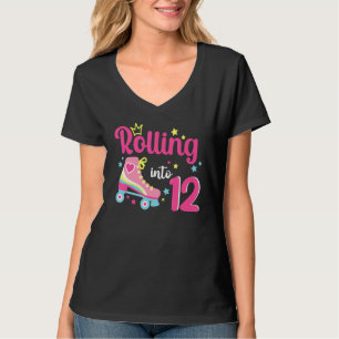 T-shirt 12 ans je tourne 12 Roller Skate
