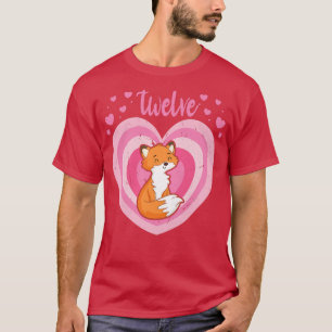 T-shirt 12 Ans Mignonne Pour Anniversaire Fille 12ème Anni
