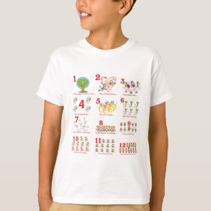 T-shirt 12 douzièmes jours de noël terminés