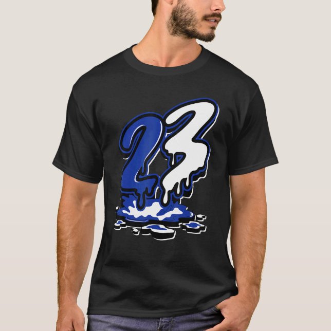 T-shirt 12 Hyper Royal Number 23 Air Hyper Royal 12s (Devant)