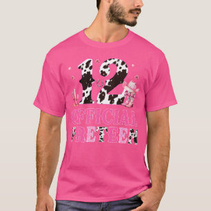T-shirt 12 Journal Officiel 12E Anniversaire Fille Rodéo O