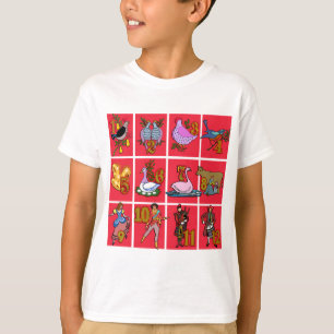 T-shirt 12 Jours de Noël T-shirts, Vêtements, Cadeaux