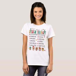 T-shirt 12 Jours de Thérapie vocale SLP Noël
