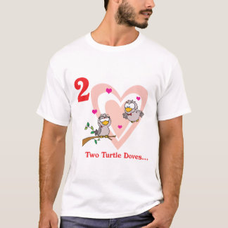 T-shirt 12 jours deux tourterelles