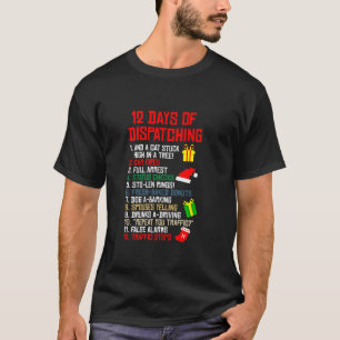 T-shirt 12 Jours D'Expédition Du Pyjama De Noël X Mas Disp