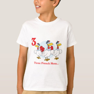 T-shirt 12 jours trois poules françaises
