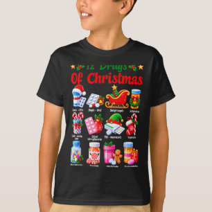 T-shirt 12 médicaments de Noël techniciens en pharmacie ph