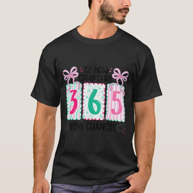 T-shirt 12 New Chapters 365 New Chances New Year's Eve 202 (Devant)