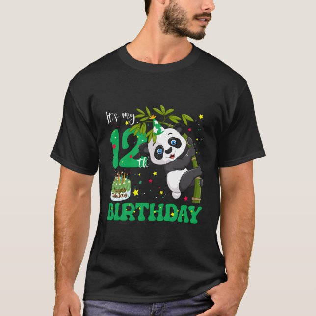 T-shirt 12 Panda Zookeeper (Devant)