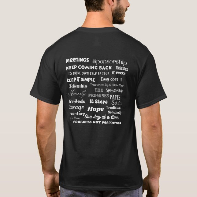 T-shirt 12 Step Recovery Words & Slogans (Dos)