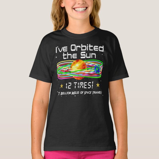 T-shirt 12e anniversaire ! 12ème Orbite du Soleil ! T-shir (Devant)