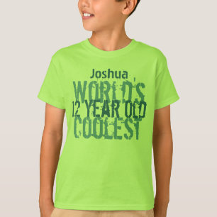 T-shirt 12e anniversaire Cadeau le plus cool des 12 ans