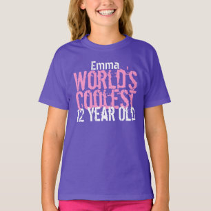 T-shirt 12e anniversaire Cadeau le plus frais du monde 12