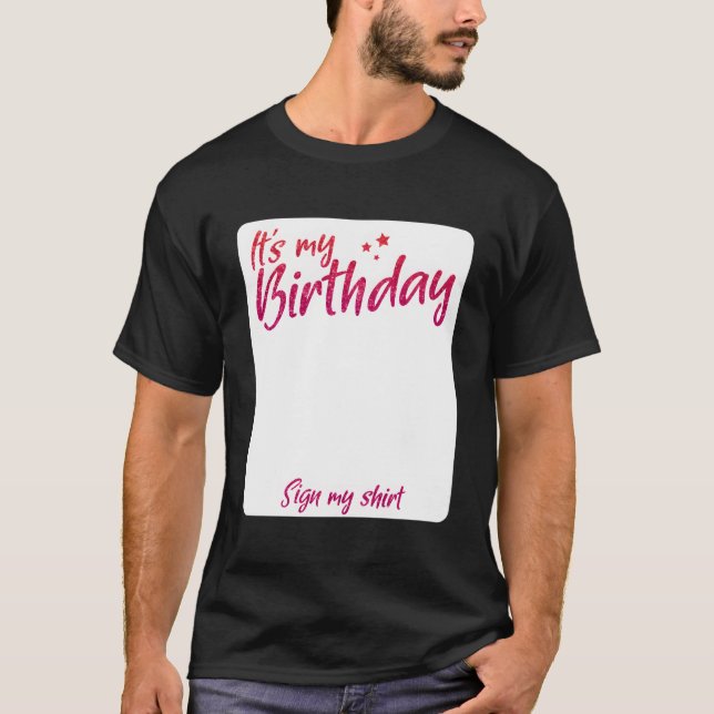 T-shirt 12E Anniversaire En Tenue Pour Filles (Devant)