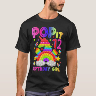 T-shirt 12e anniversaire Fidget Jouet Pop It Anniversaire