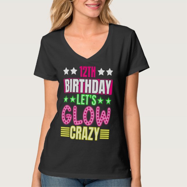 T-shirt 12e anniversaire Fou fou 11 ans Ol (Devant)