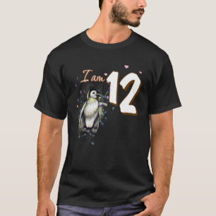 T-shirt 12e anniversaire mignon pingouin ventilateur