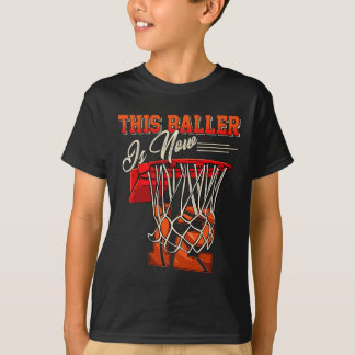T-shirt 12e anniversaire pour garçon Basketball 12 ans