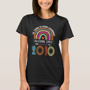 T-shirt 12e anniversaire stupéfiant depuis 2010 12 ans plu