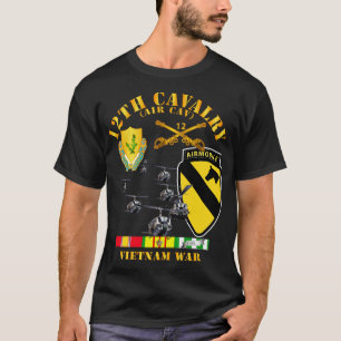 T-shirt 12e division Cavalier Air Cav 1re division Cav ave