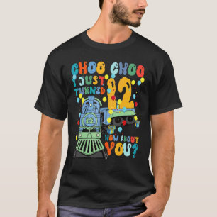 T-shirt 12ème anniversaire du train Party Choo Choo tourné