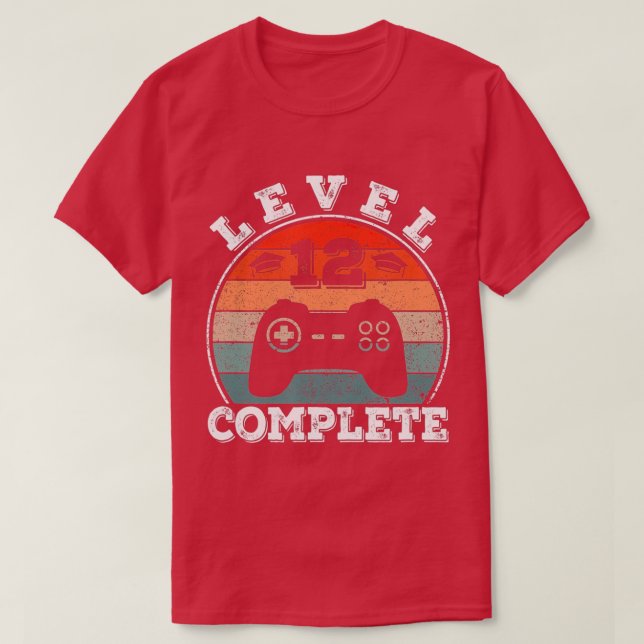 T-shirt 12th Grade Graduation High School Level 12 Complet (Design devant)