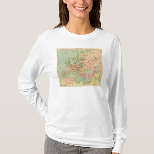 T-shirt 1314 l'Europe politique (Devant)