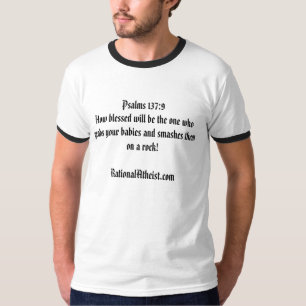 T-shirt 137:9 de psaumes comment béni soyez la personne