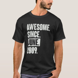 T-shirt 13 Ans 13 Anniversaire Awesome depuis Juin 2000