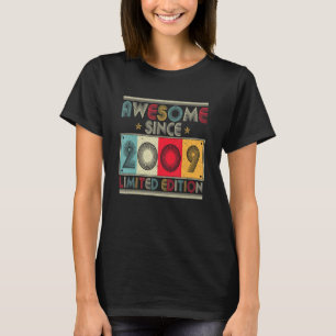 T-shirt 13 ans Awesome depuis 2009 13e anniversaire