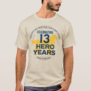 T-shirt 13 ans de héros - Lumière