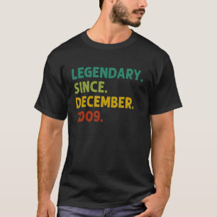 T-shirt 13 Ans Légende depuis décembre 2009 13e Birt