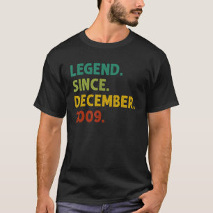 T-shirt 13 Ans Légende depuis décembre 2009 13e Birt