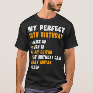 T-shirt 13 ans Mon parfait 13e anniversaire Guitare 13e
