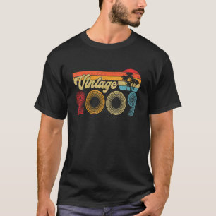 T-shirt 13 Ans Né En 2009 Vintage 13ème Anniversaire Re