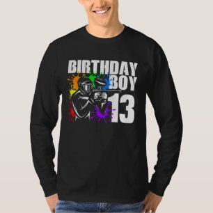 T-shirt 13 ans Paintball Anniversaire Jouets 13e Gif