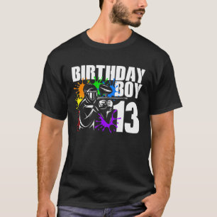 T-shirt 13 ans Paintball Anniversaire Jouets 13e Gif