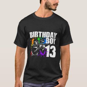 T-shirt 13 Ans Paintball Fête Anniversaire Garçons 13E Gif