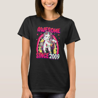 T-shirt 13 Ans Unicorne Flossing 13e Anniversaire Girl U